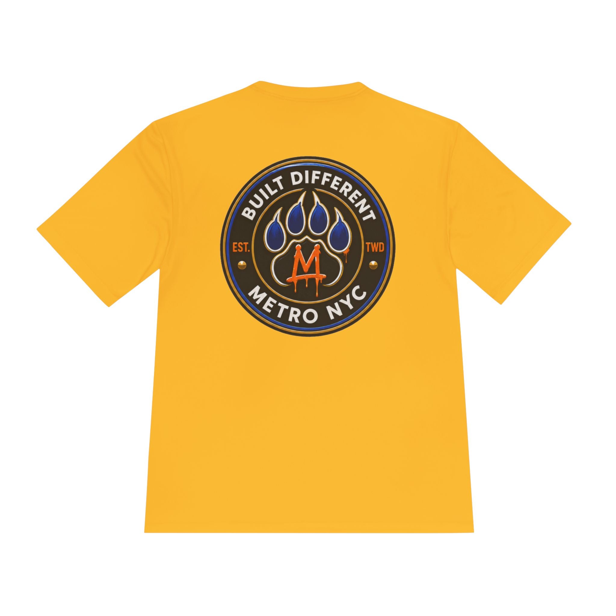 Metro NYC Lion Graphic Tee — "Built Different" Athletic Moisture‑Wicking Shirt