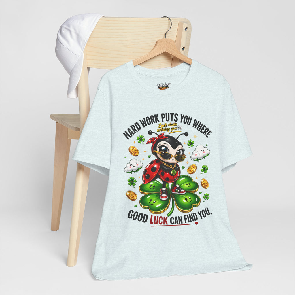 Good Luck Ladybug graphic tee — Where Good Luck Can Find You | TimeWarp Drip