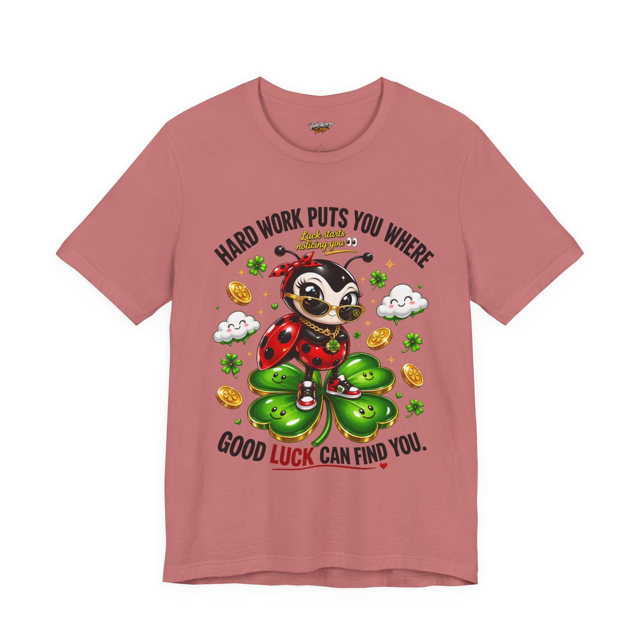Good Luck Ladybug graphic tee — Where Good Luck Can Find You | TimeWarp Drip