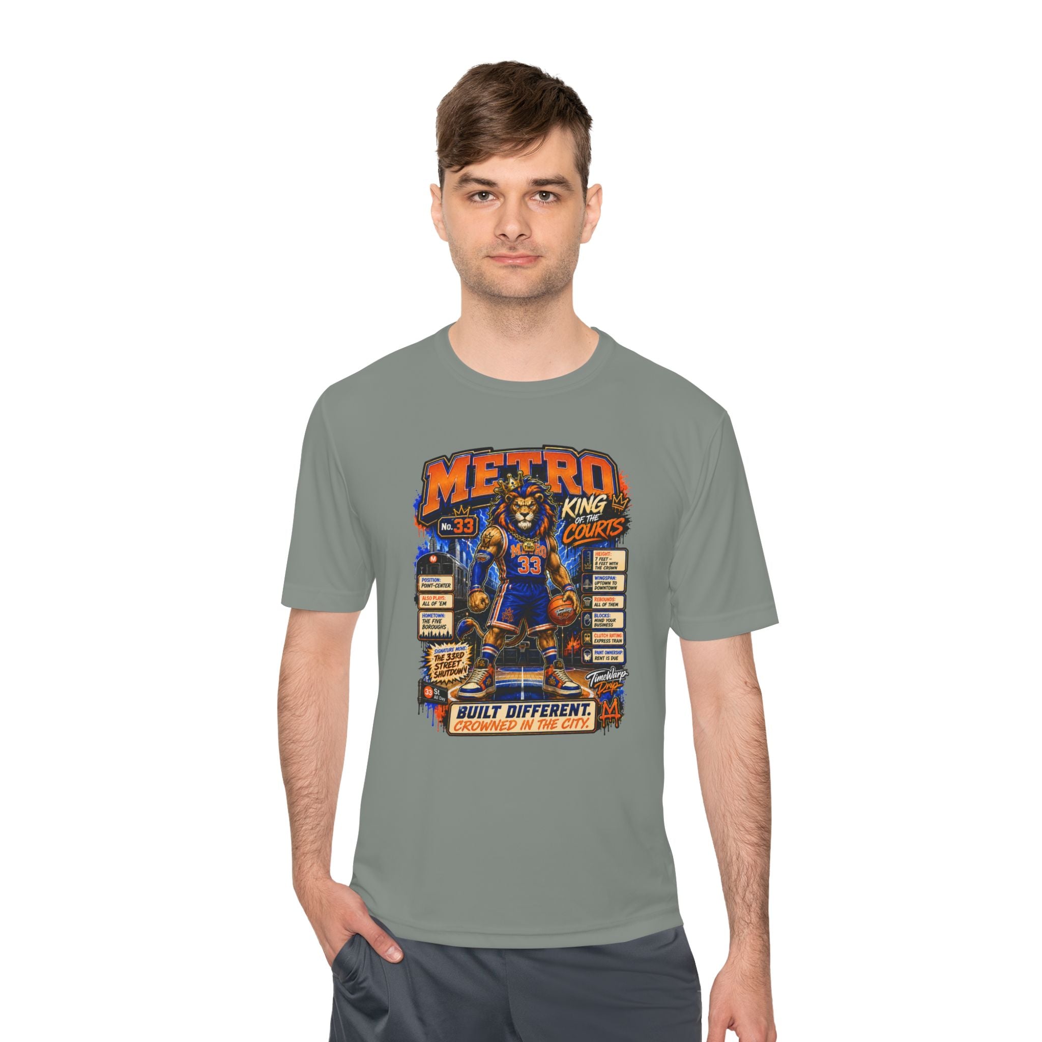 Metro NYC 'Built Different' Basketball Player Tee