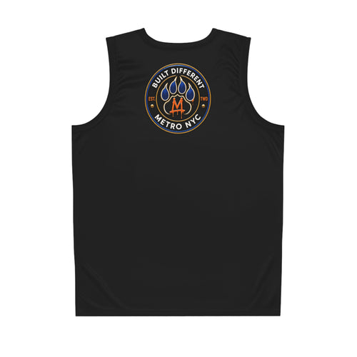 Basketball Jersey  (Black) — Metro King Courts Lion Graphic (Built Different)