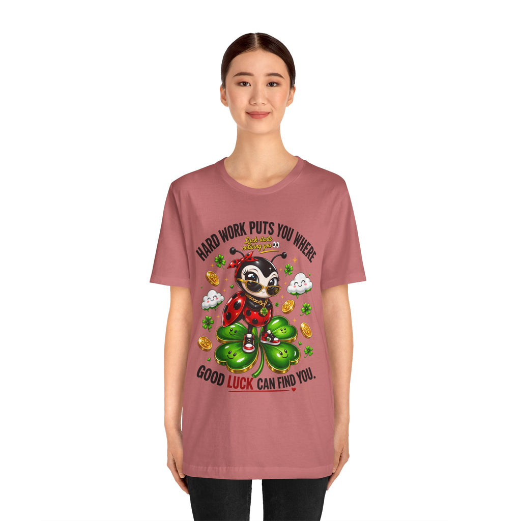 Good Luck Ladybug graphic tee — Where Good Luck Can Find You | TimeWarp Drip