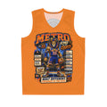 Basketball Jersey  (Orange) — Metro King Courts Lion Graphic (Built Different)