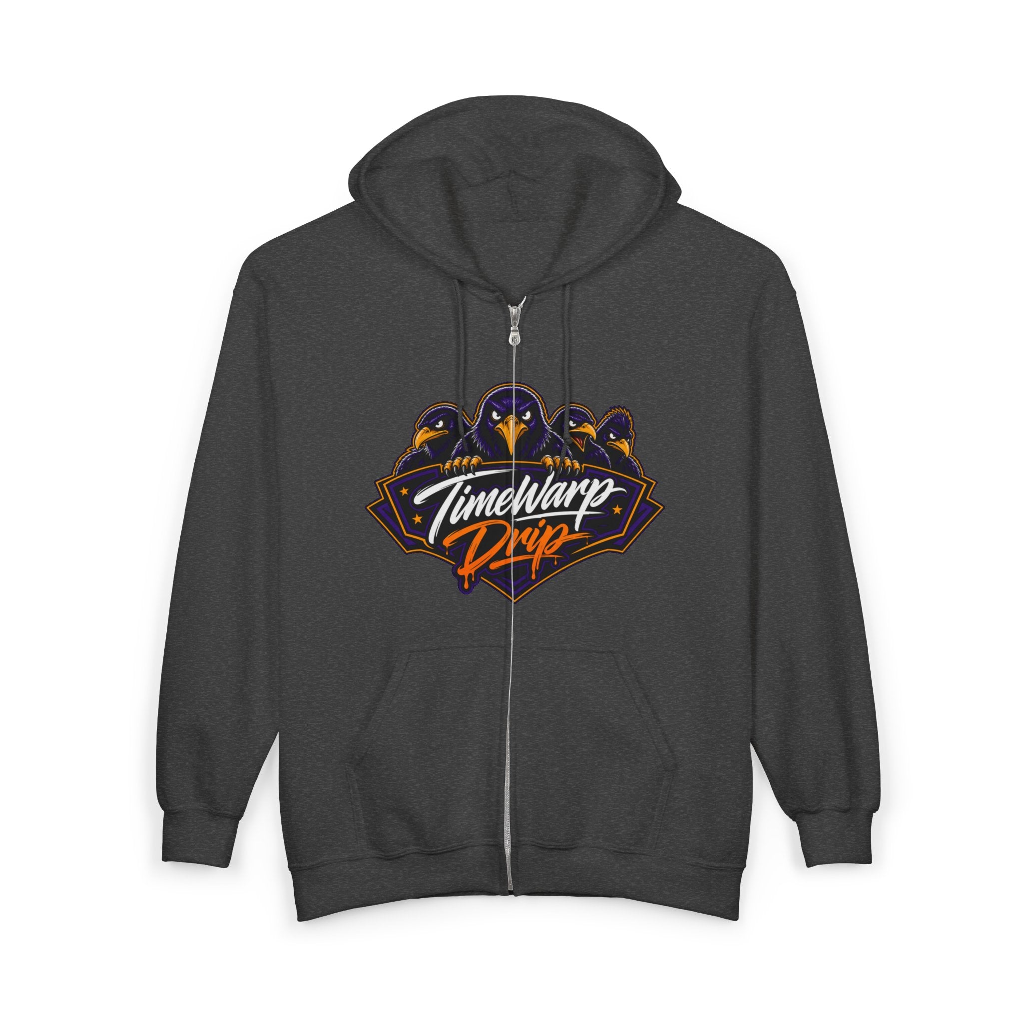 Ravens Run This Zip Hoodie — "We Don’t Do Visitors" Sports Hoodie