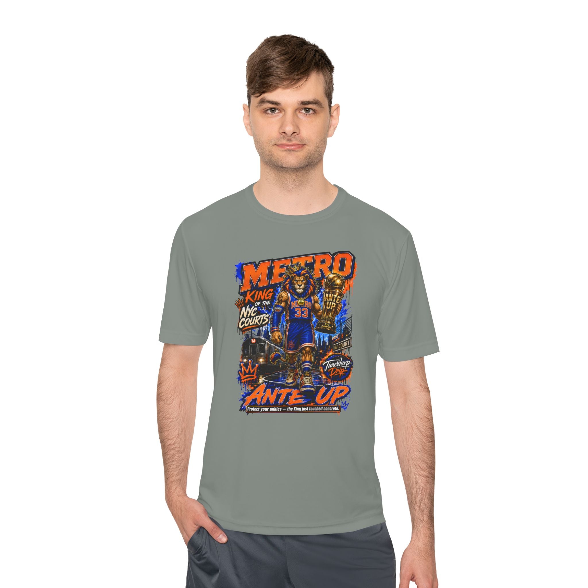 Metro NYC 'Ante Up' Basketball Player Tee