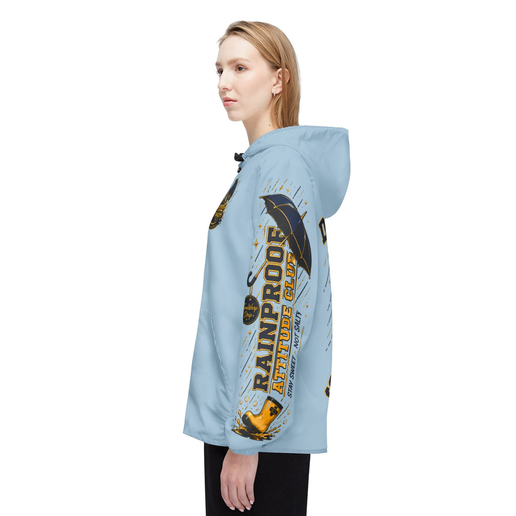 TimeWarp Drip Don't Be Salty Windbreaker – Blue Drip – Don't Be Salty Streetwear | TimeWarp Drip