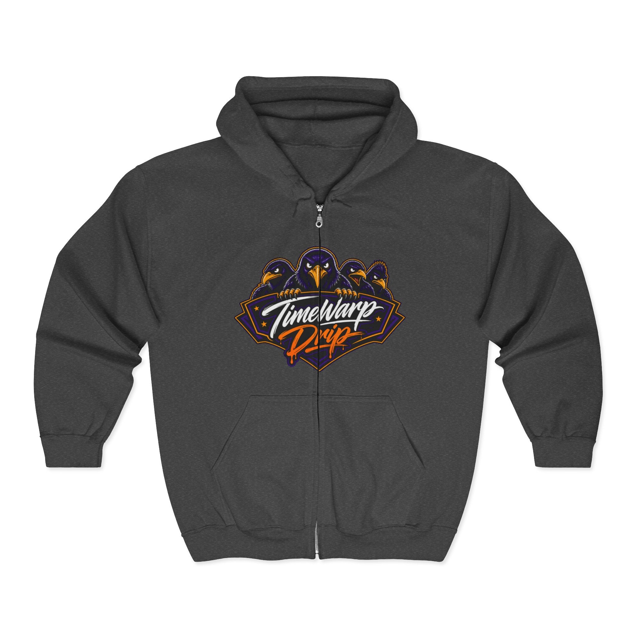 Ravens Run This Zip Hoodie — "We Don’t Do Visitors" Sports Hoodie