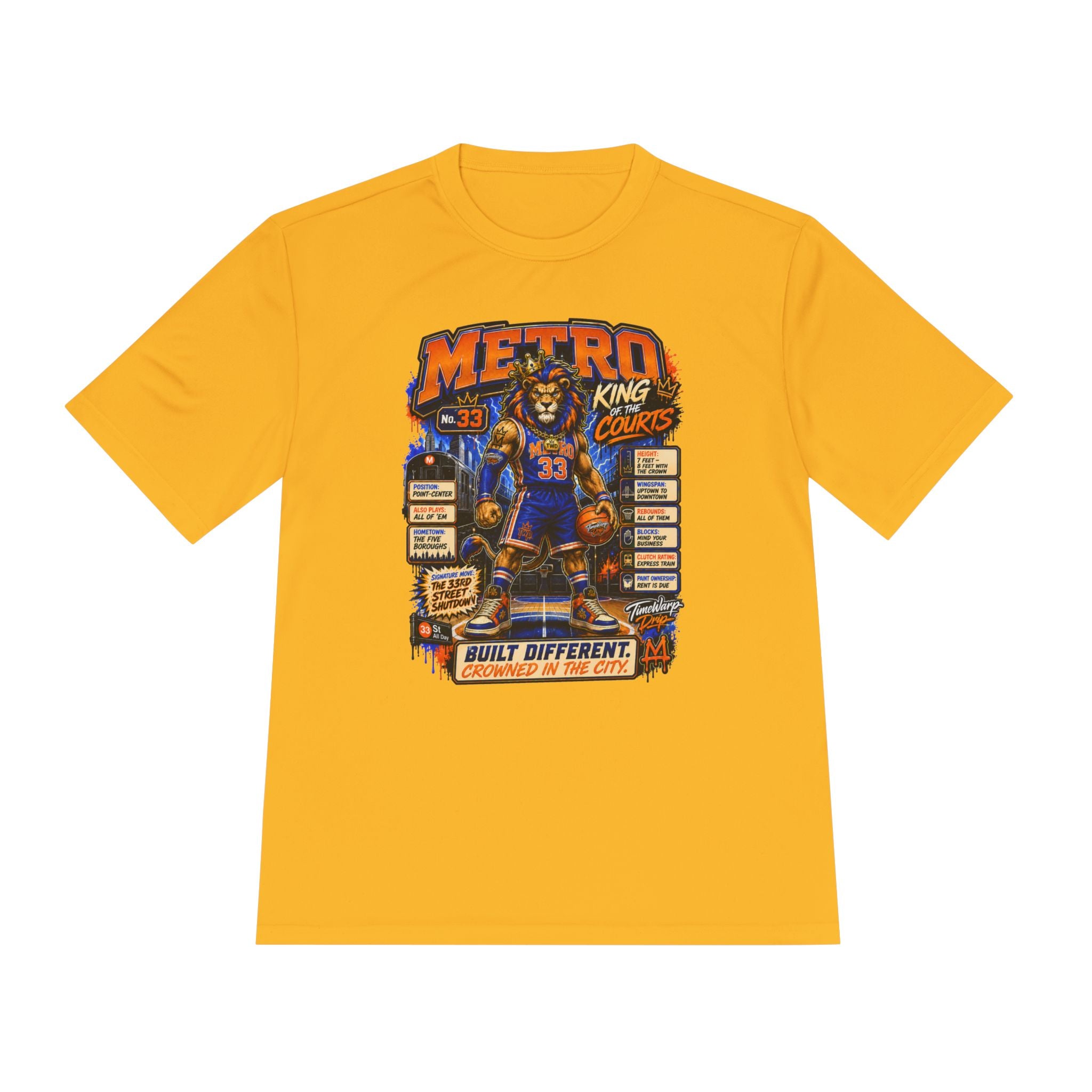 Metro NYC 'Built Different' Basketball Player Tee