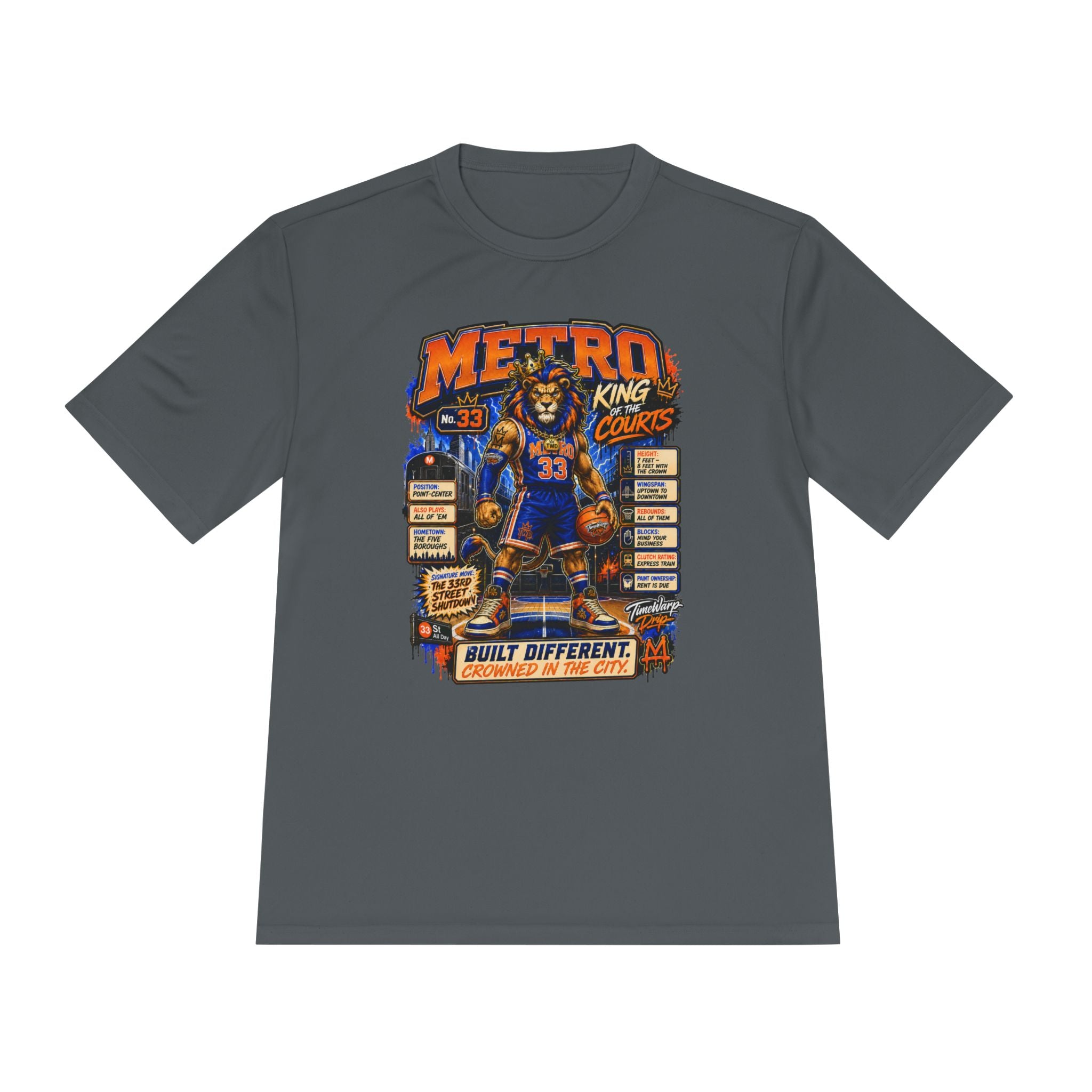 Metro NYC 'Built Different' Basketball Player Tee