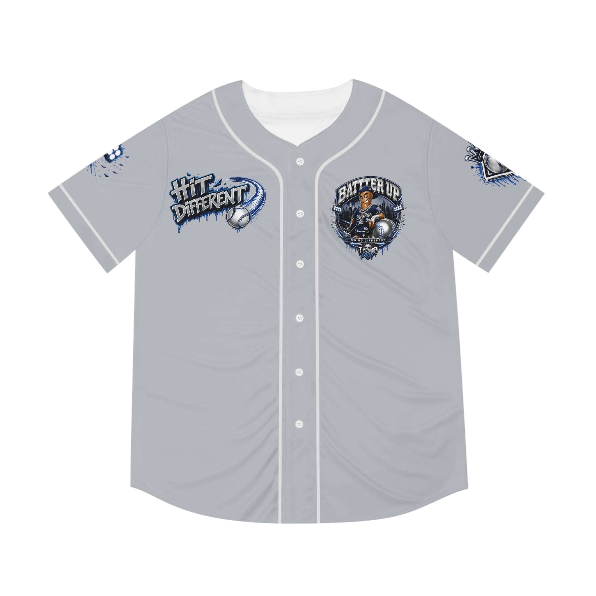 Batter Up Baseball Jersey — Men's All-Over-Print Team Tee