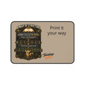 A Map of Structure Desk Mat — Vintage Faith & Financial Diagram Office Mouse Pad