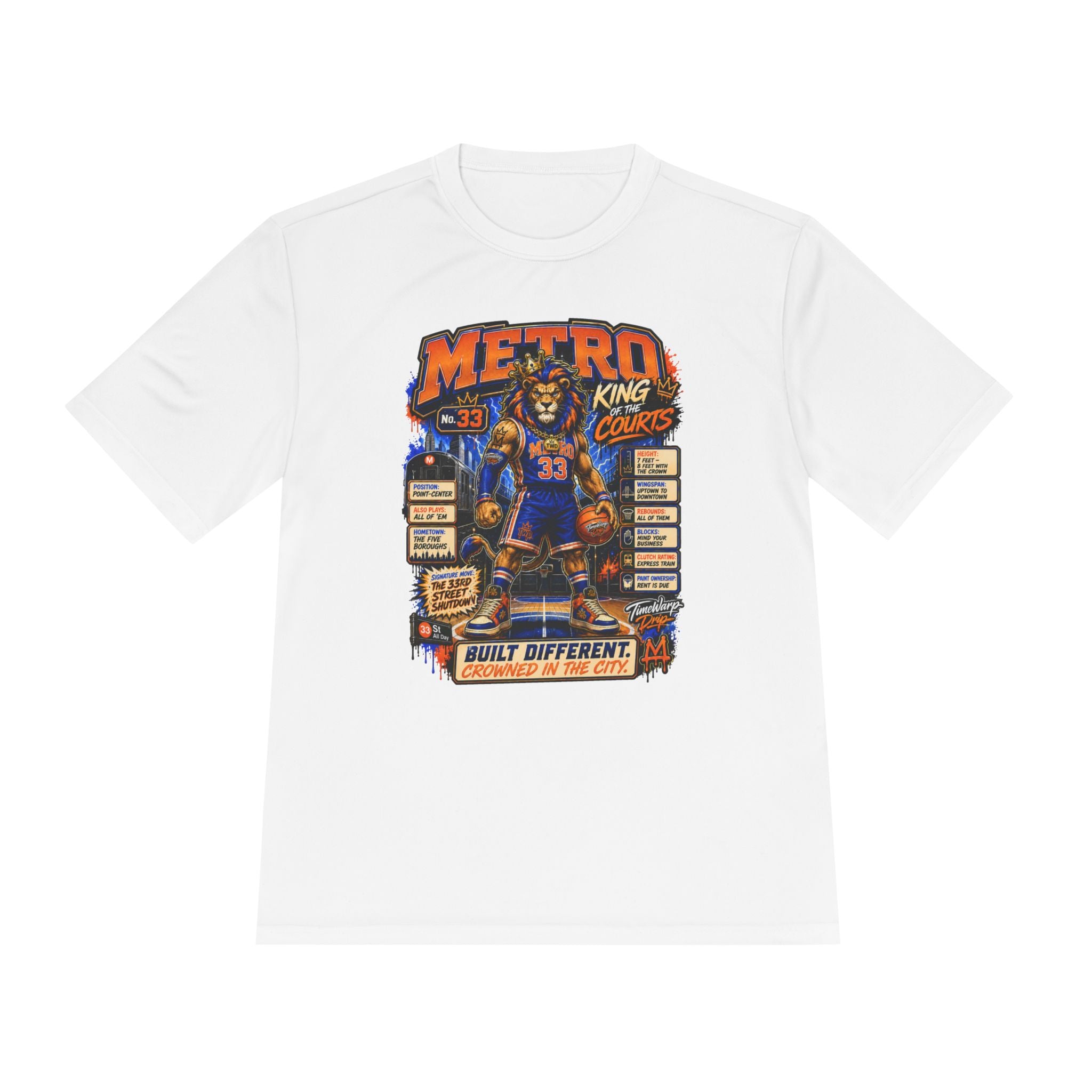 Metro NYC 'Built Different' Basketball Player Tee