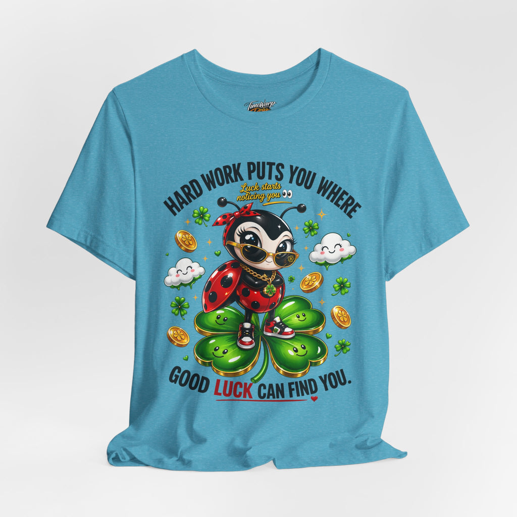 Good Luck Ladybug graphic tee — Where Good Luck Can Find You | TimeWarp Drip