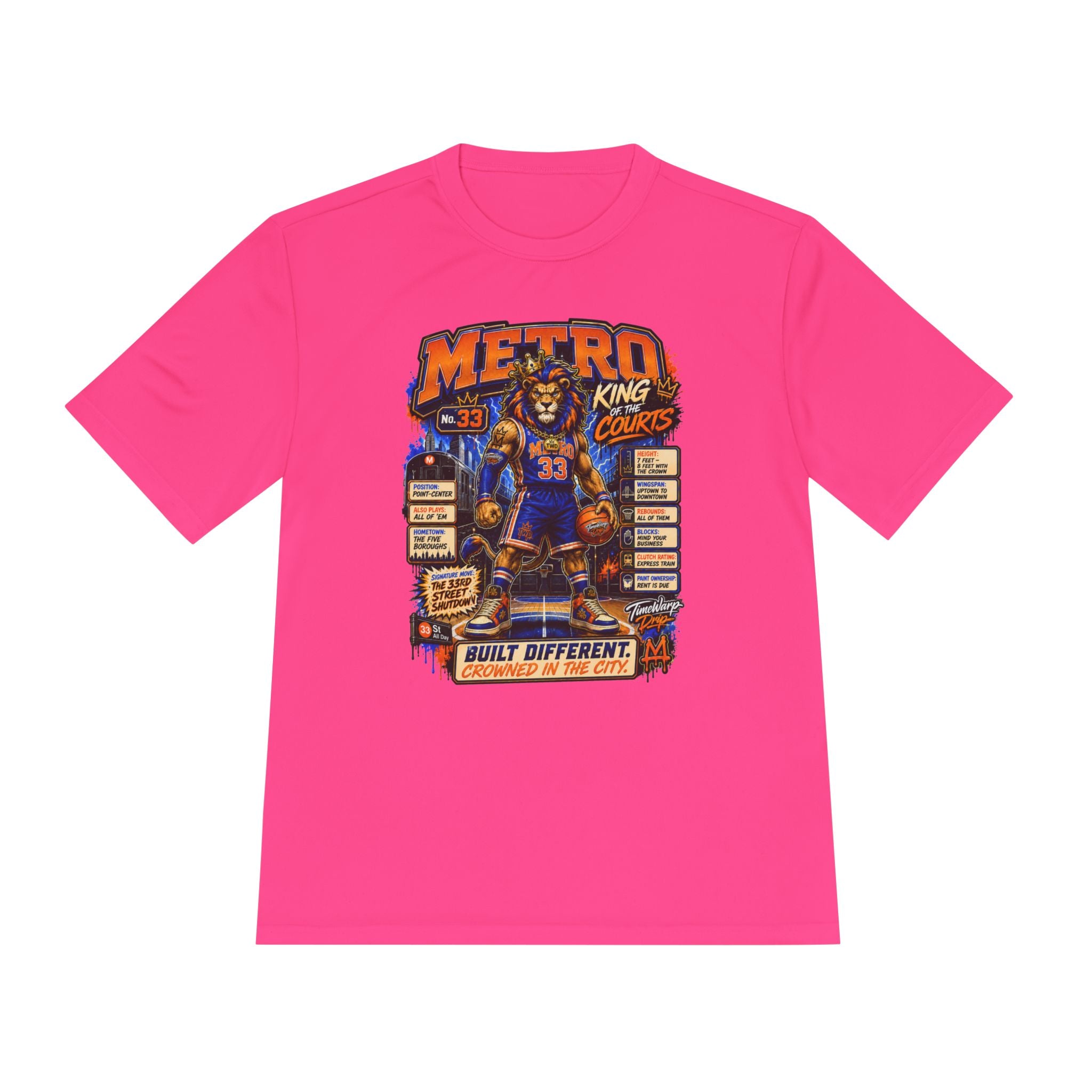 Metro NYC 'Built Different' Basketball Player Tee