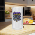 Raven Revenge Frosted Glass Beer Mug — Game Day Cold-Serve Design