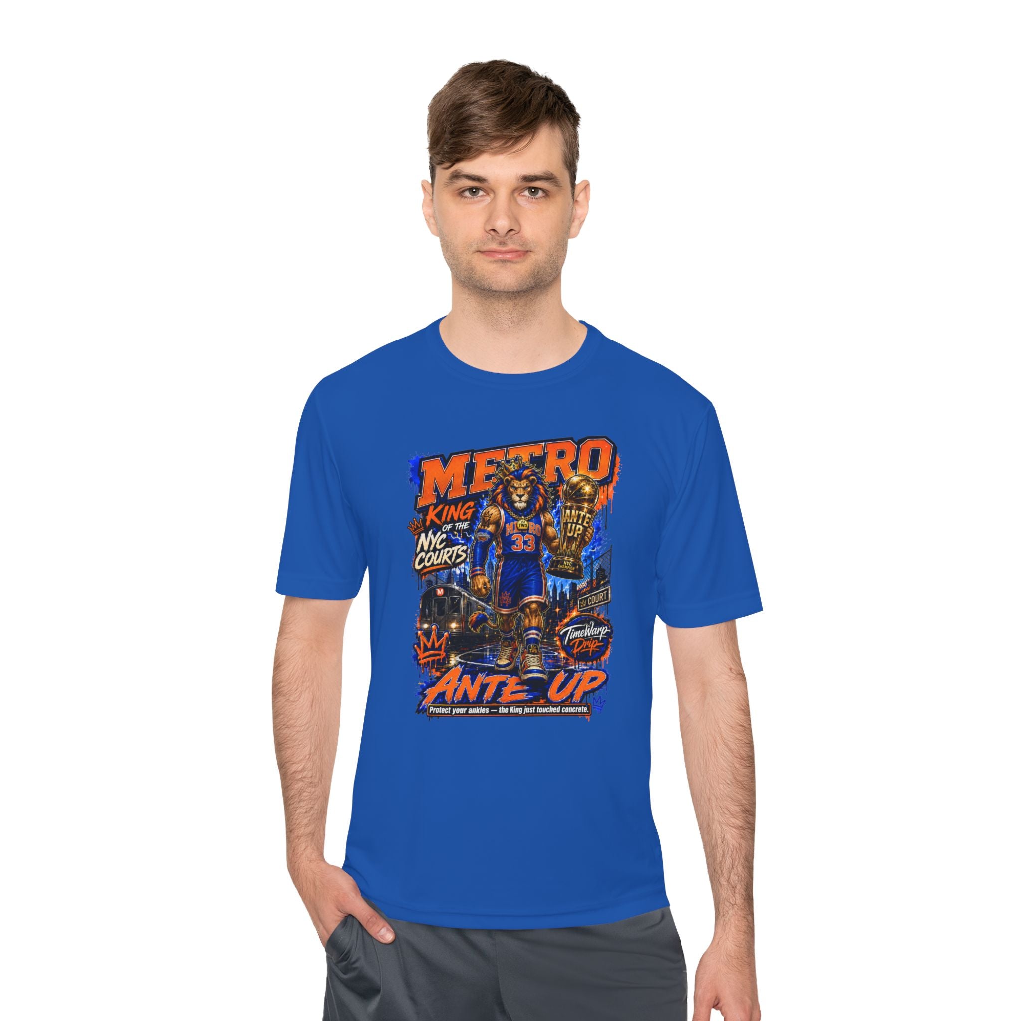 Metro NYC 'Ante Up' Basketball Player Tee
