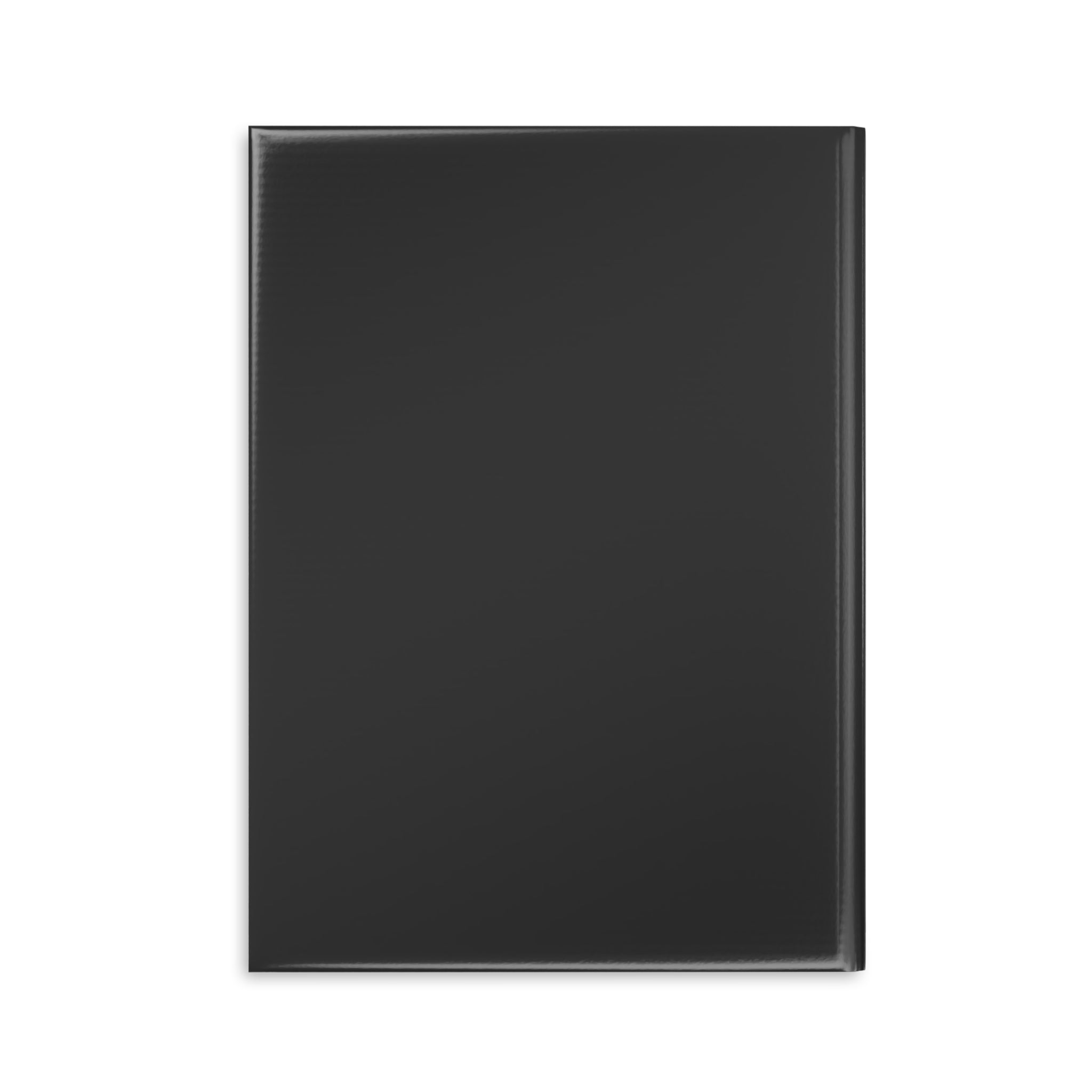 Black hardcover notebook with "Straight Outta NYC" puffy design and Statue of Liberty graphic, ideal for journal or note-taking.