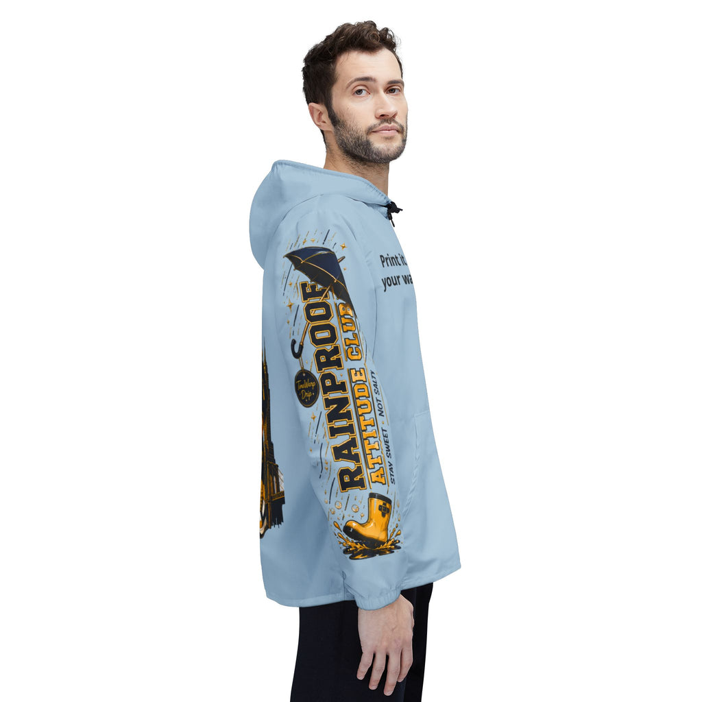 TimeWarp Drip Don't Be Salty Honey Bear Windbreaker – Retro Blue Drip – Don't Be Salty Streetwear | TimeWarp Drip