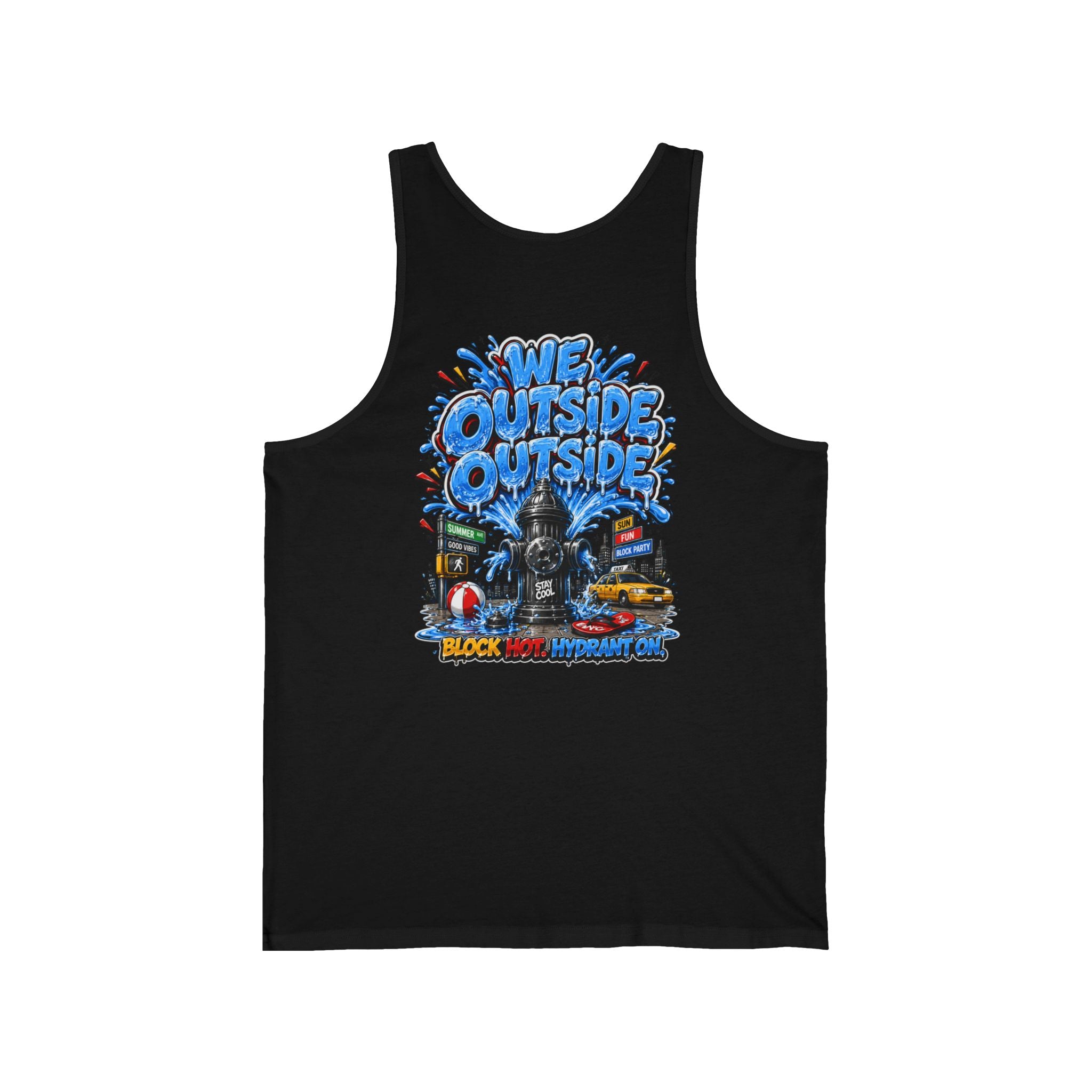 TimeWarp Drip Big Apple Energy Tank Top – Red – NYC Summer Streetwear | TimeWarp Drip