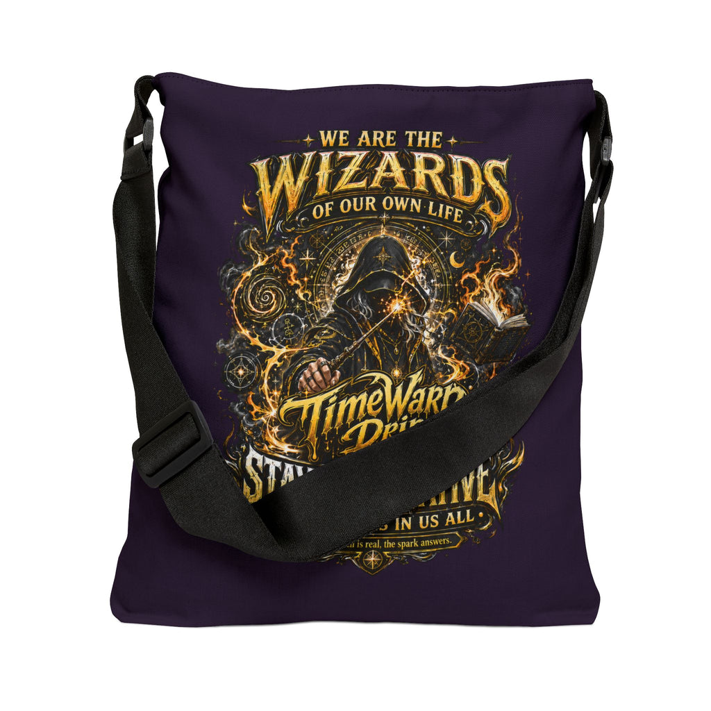 TimeWarp Drip Wizards Stay Imaginative Tote Bag – Natural – NYC Streetwear | TimeWarp Drip
