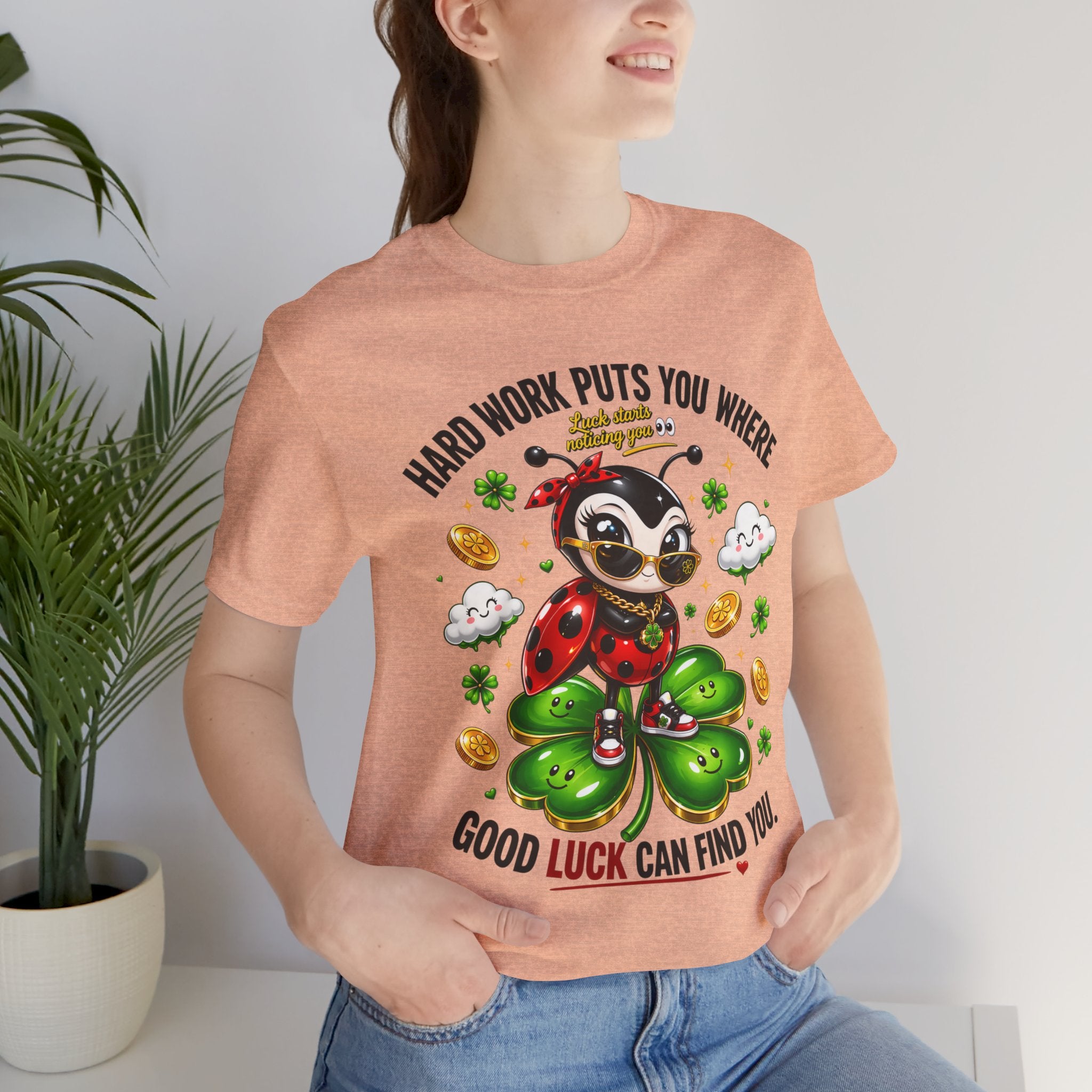 Good Luck Ladybug graphic tee — Where Good Luck Can Find You | TimeWarp Drip