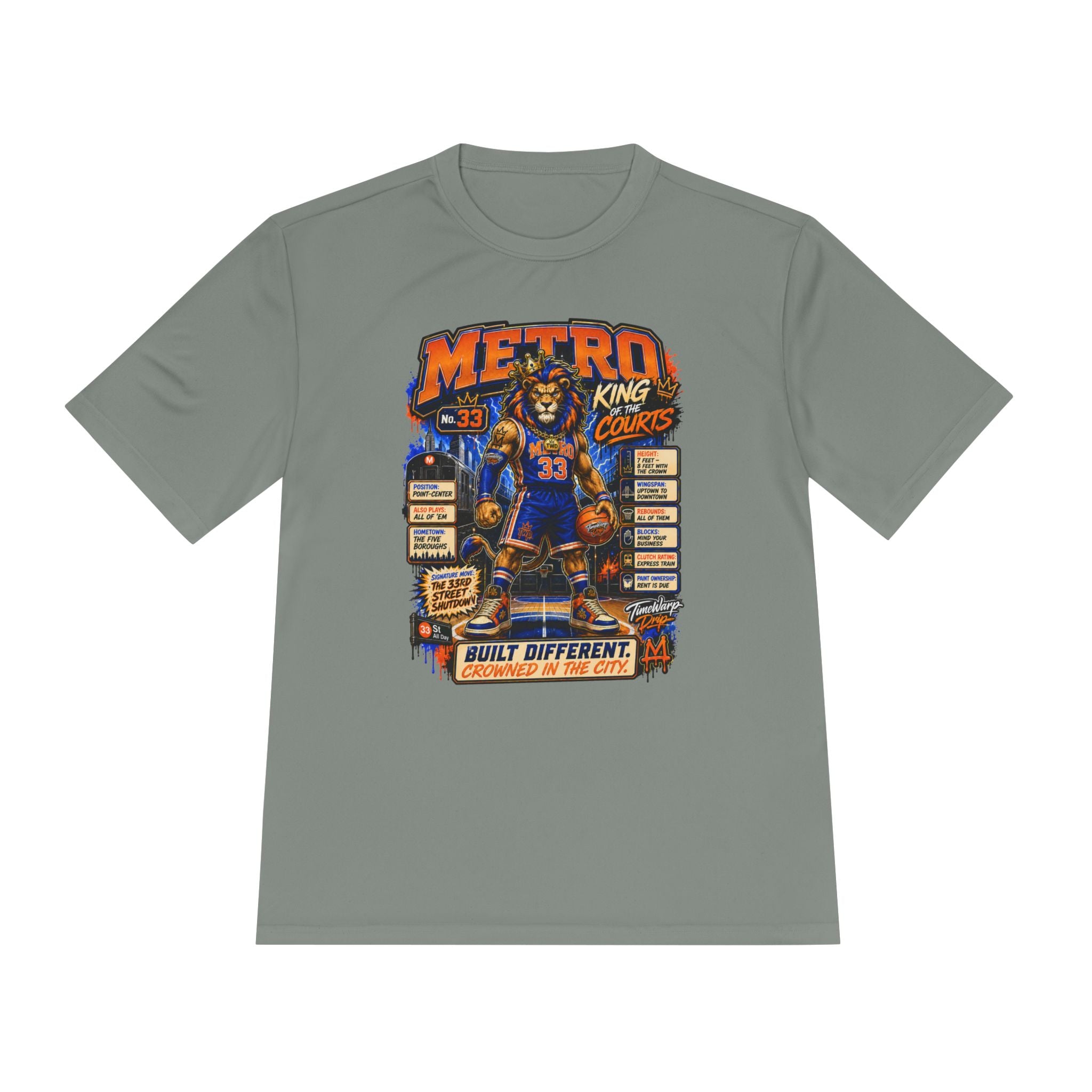 Metro NYC 'Built Different' Basketball Player Tee
