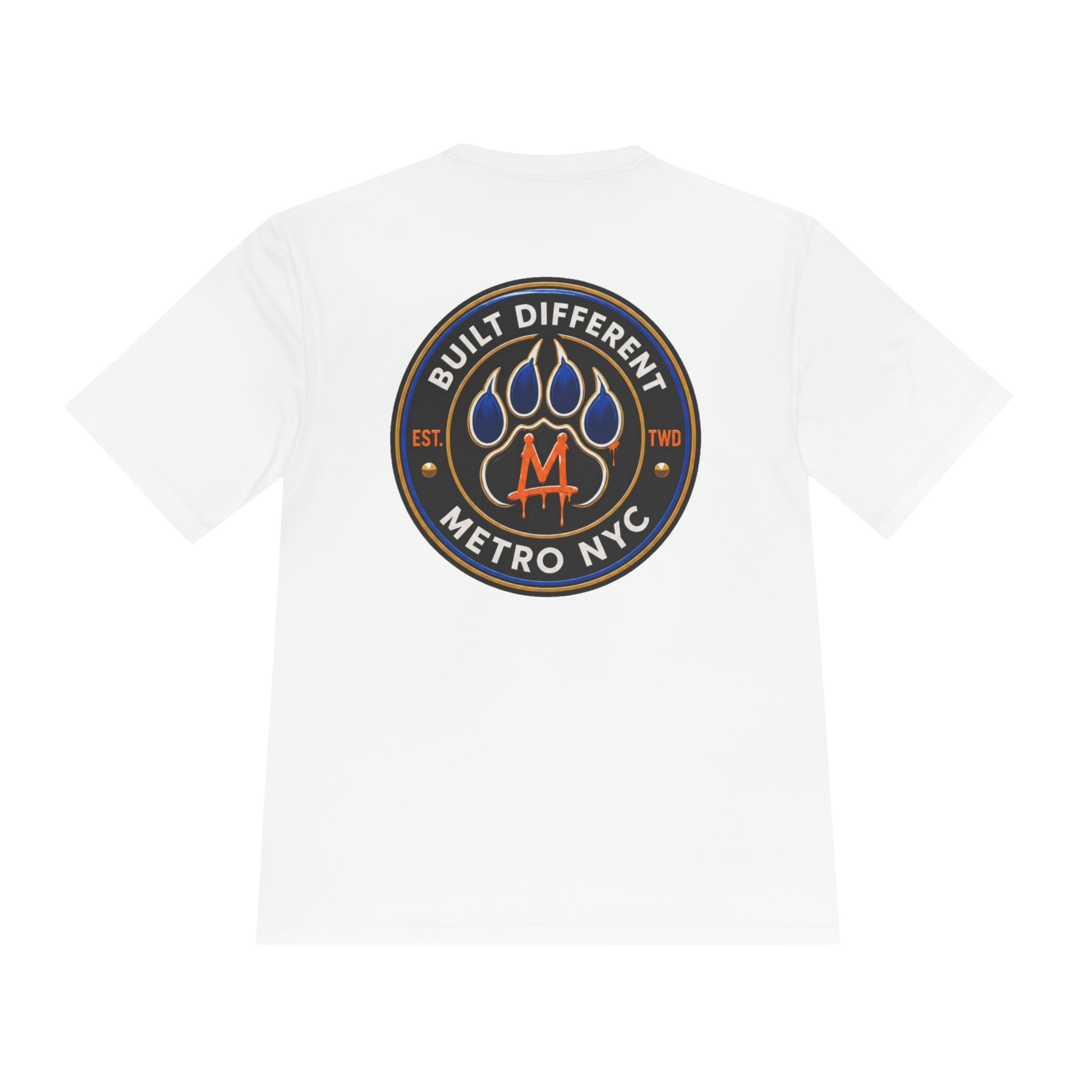 Metro NYC Lion Graphic Tee — "Built Different" Athletic Moisture‑Wicking Shirt