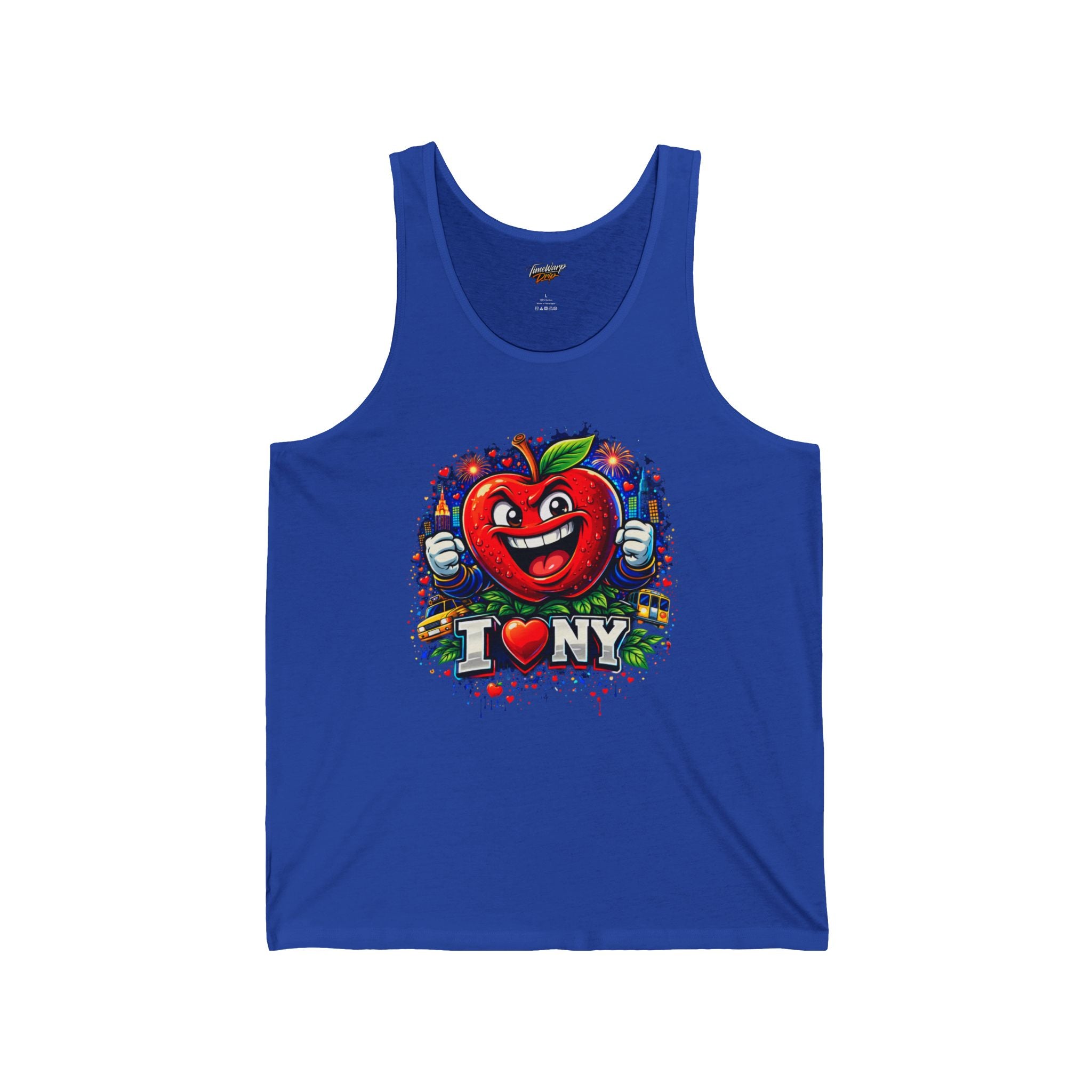 TimeWarp Drip Big Apple Energy Tank Top – Black – NYC Summer Streetwear | TimeWarp Drip
