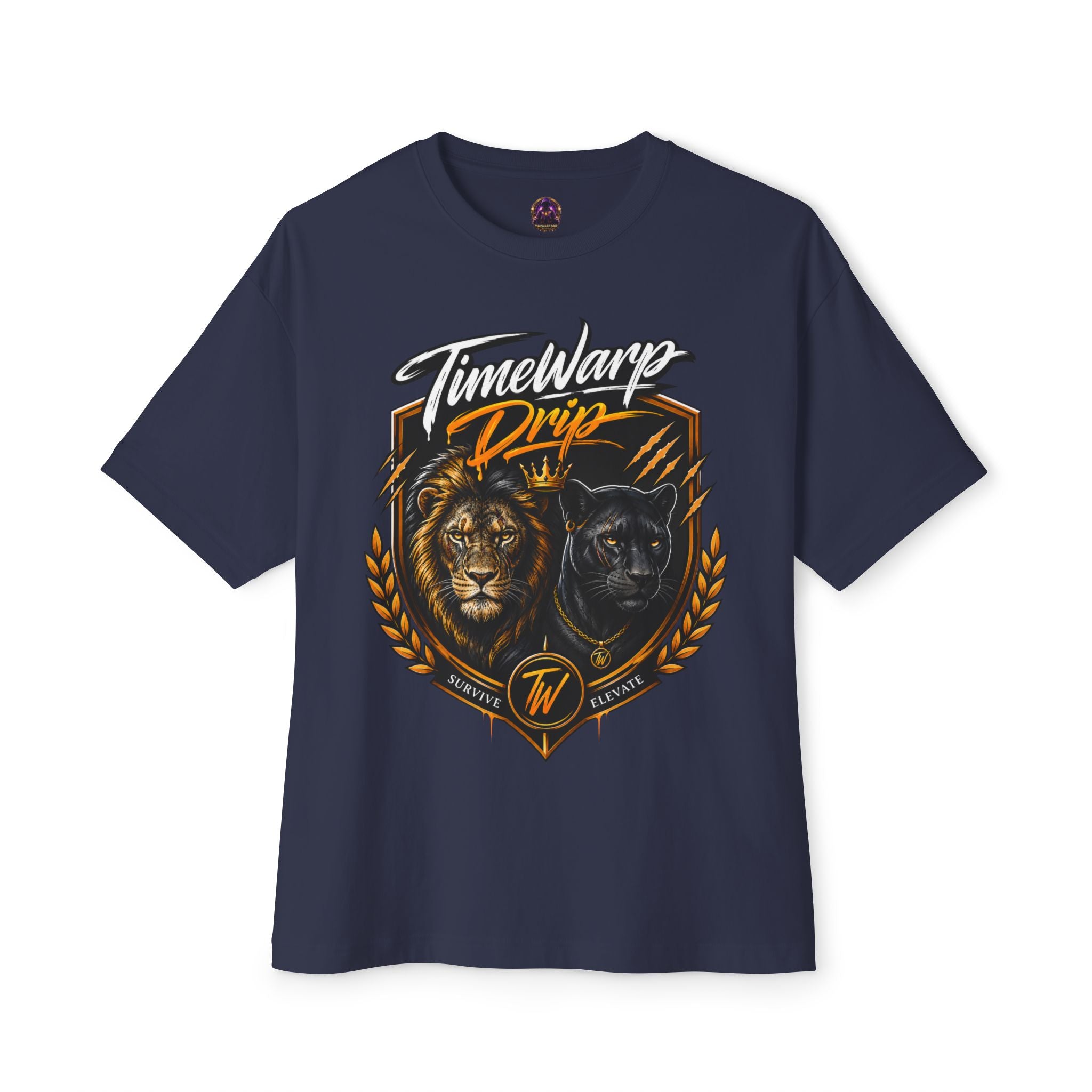 TimeWarp Drip School of Hard Knocks Graphic Tee – Black – Oversized Streetwear | TimeWarp Drip