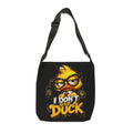 'I Don't Give a Duck' Graphic Tote Bag — Bold TimeWarp Men's Design