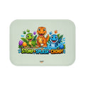 TimeWarp Drip Tiny Roars & Big Adventures Bath Mat – Green – Kids Bathroom Decor | TimeWarp Drip