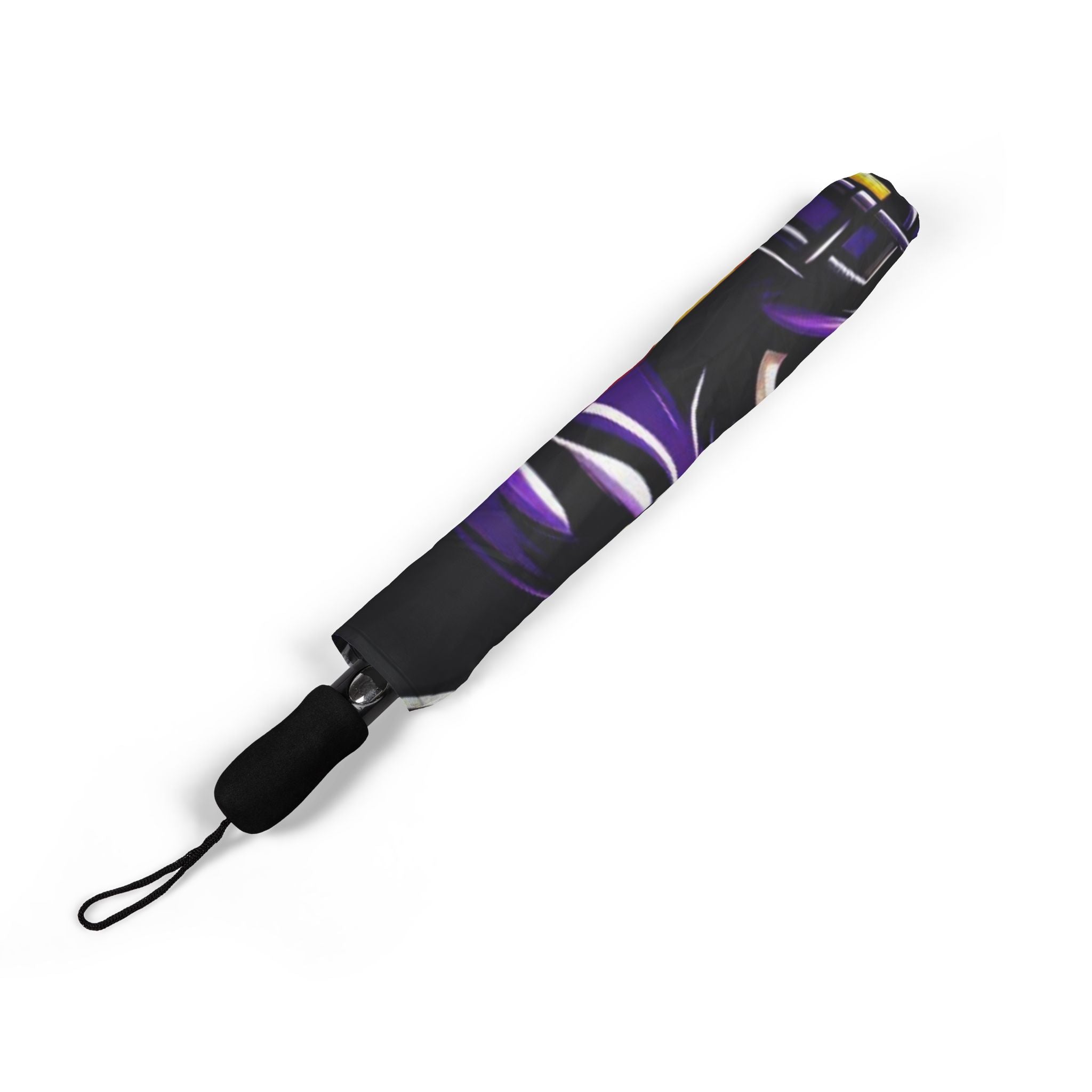 TimeWarp Drip Foldable Umbrella drips with a bold Baltimore crab vibe—white base, street-style shellfish swagger, city pride unleashed. 