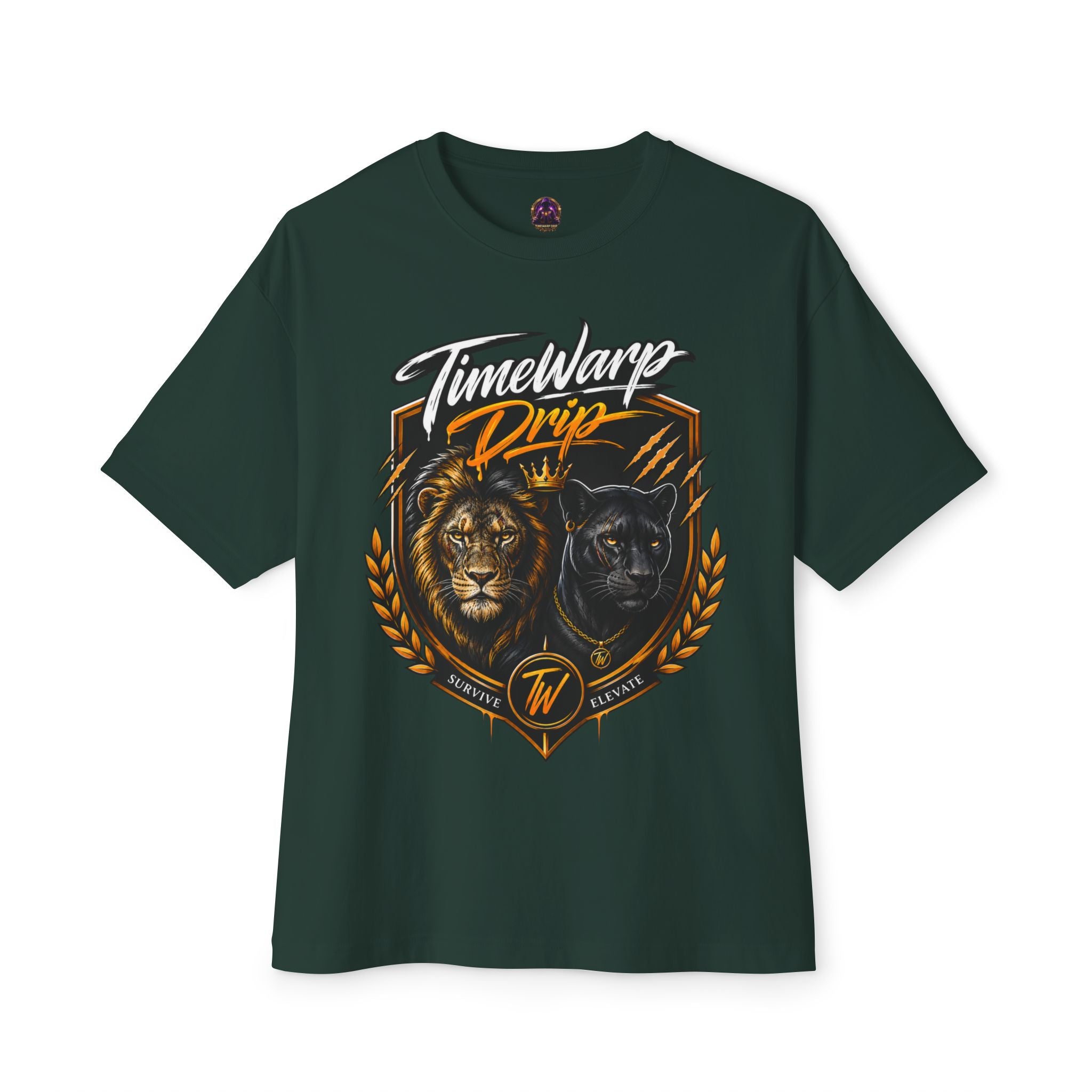 TimeWarp Drip School of Hard Knocks Graphic Tee – White – Oversized Streetwear | TimeWarp Drip