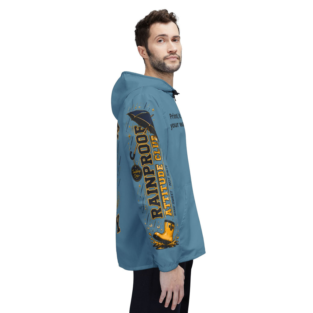 TimeWarp Drip Don't Be Salty Windbreaker – Retro Blue Drip – Don't Be Salty Streetwear | TimeWarp Drip