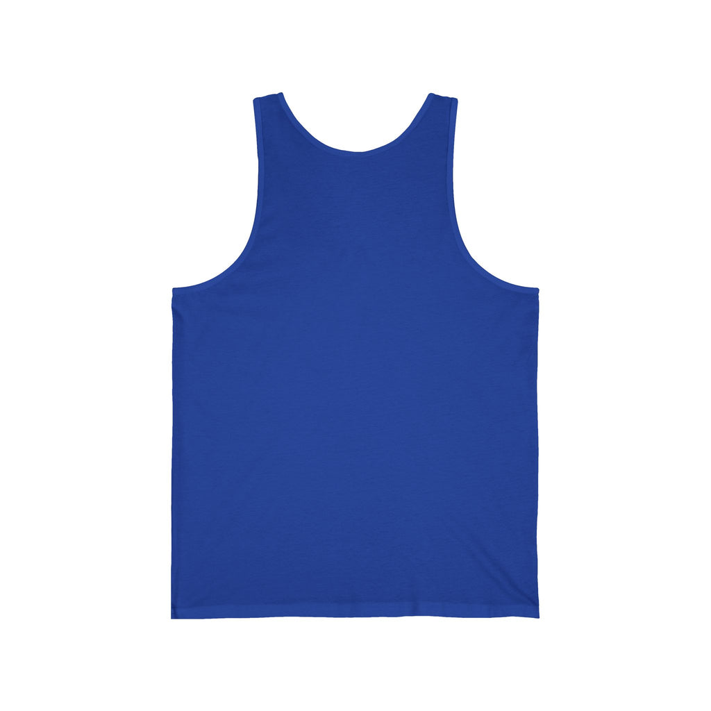 Straight Outta NYC tank top featuring a retro cartoon Statue of Liberty graphic on a casual sleeveless shirt.