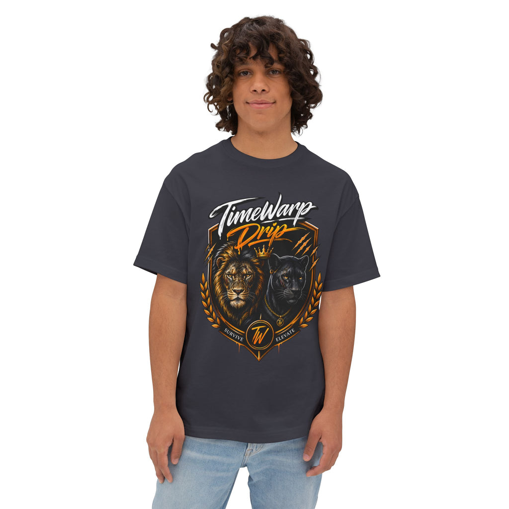 TimeWarp Drip School of Hard Knocks Graphic Tee – Black – Oversized Streetwear | TimeWarp Drip