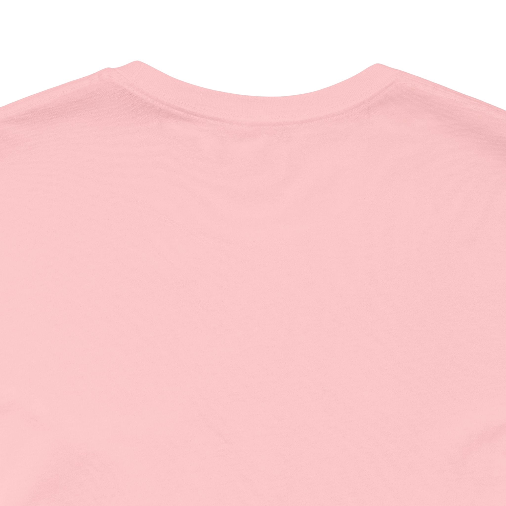 TimeWarp Drip Luck Don’t Chase Nobody 4-Leaf Clover Tee by Printify—light pink drip on neck and shoulders, streetwear heat. streetwear apparel