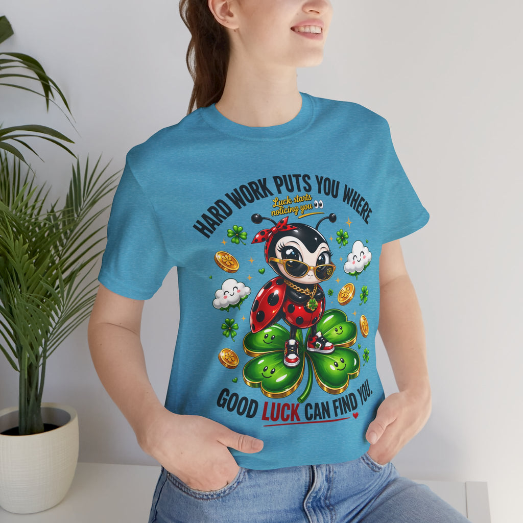 Good Luck Ladybug graphic tee — Where Good Luck Can Find You | TimeWarp Drip