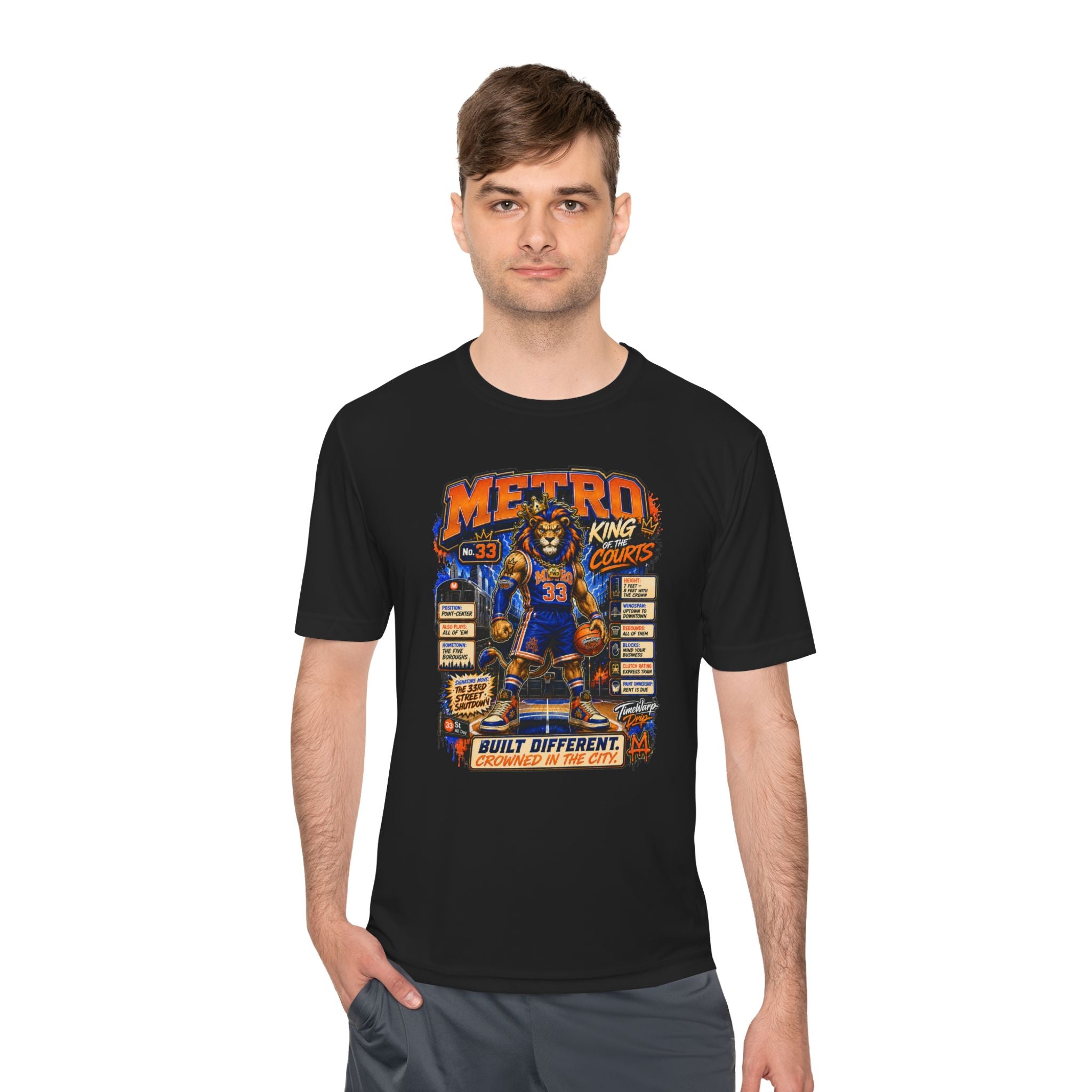 Metro NYC 'Built Different' Basketball Player Tee