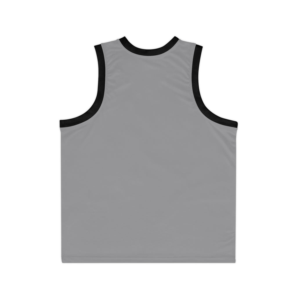 Grey Born From The Streets graphic jersey with all-over print, featuring bold street-inspired artwork by Printify.