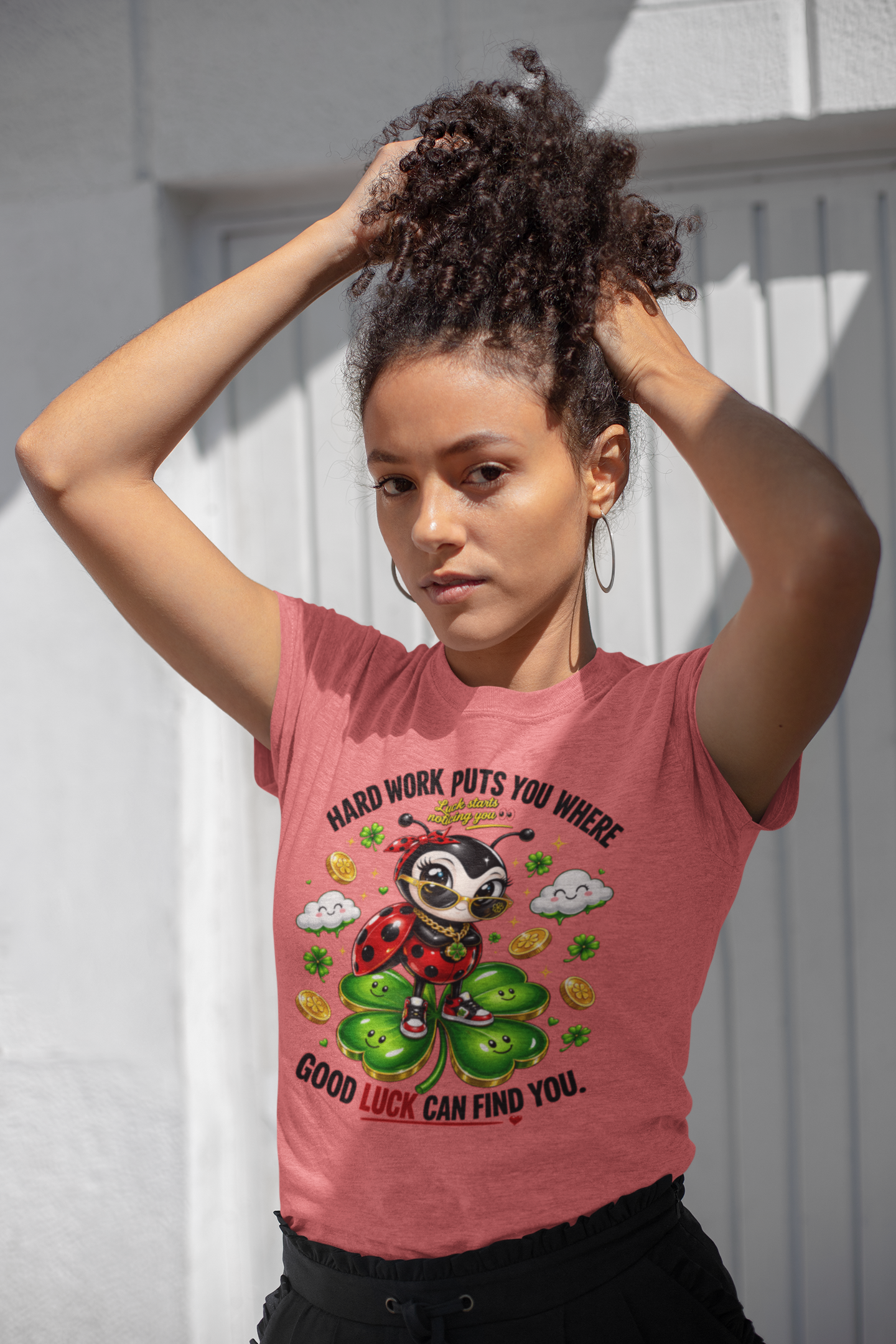 Good Luck Ladybug graphic tee — Where Good Luck Can Find You | TimeWarp Drip