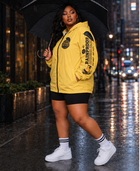 TimeWarp Drip Don't Be Salty Windbreaker – Yellow Drip – Don't Be Salty Streetwear | TimeWarp Drip