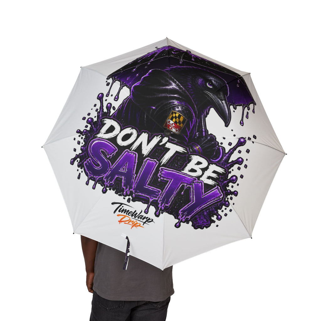 TimeWarp Drip Don't Be Salty Baltimore Foldable Umbrella – Multi – Baltimore Streetwear | TimeWarp Drip