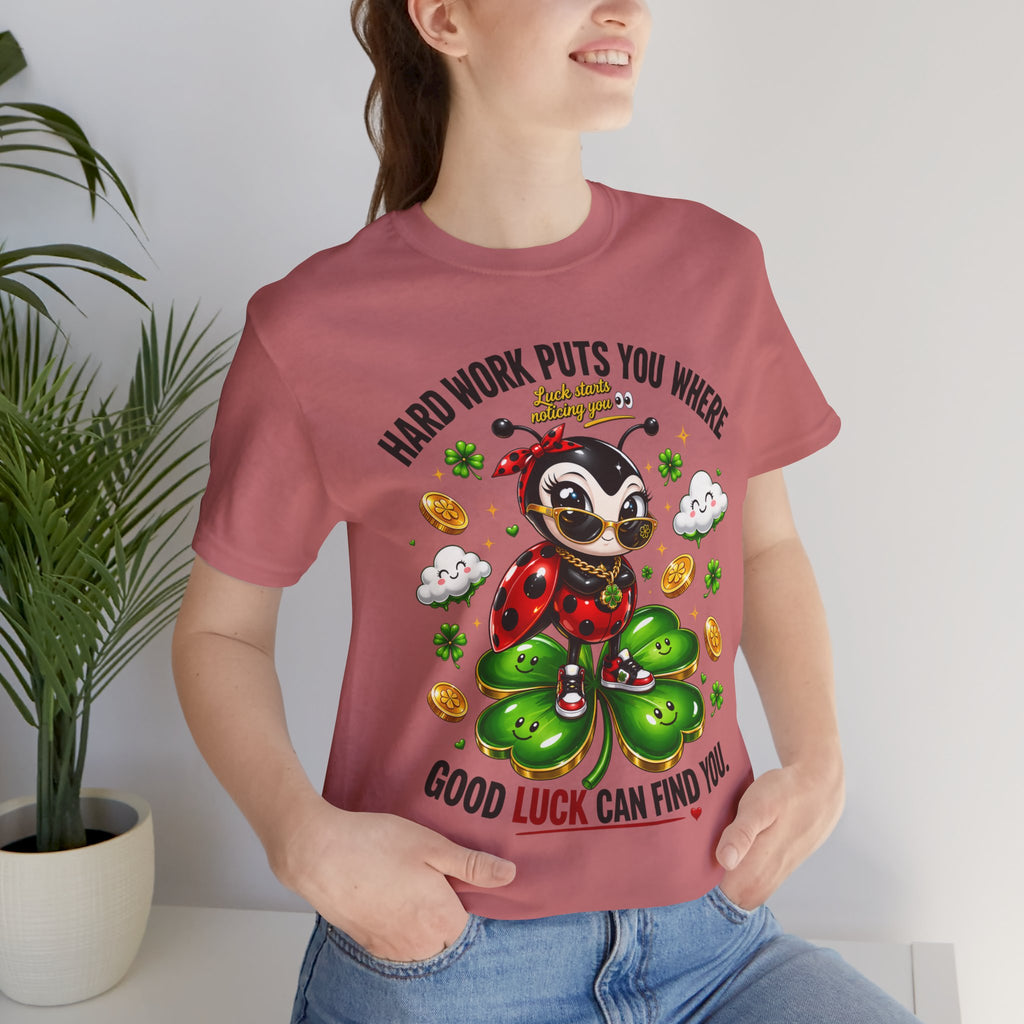 Good Luck Ladybug graphic tee — Where Good Luck Can Find You | TimeWarp Drip