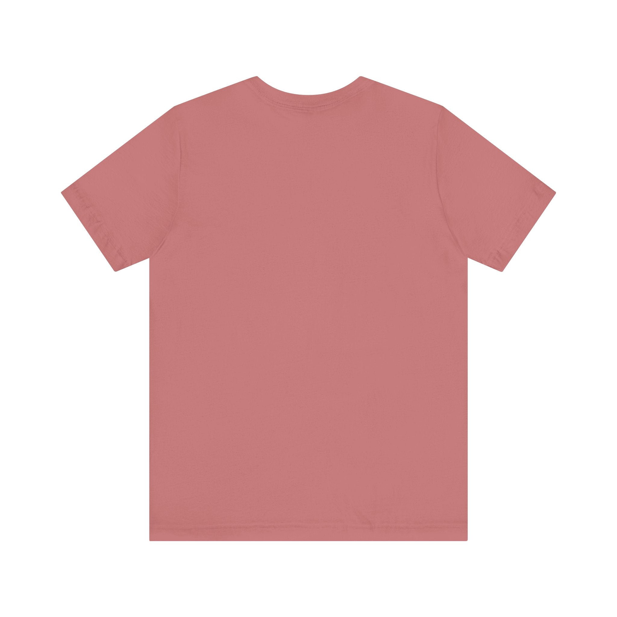 The Lucky Clover "Pulls Up Lives" Graphic T-Shirt by TimeWarp Drip is shown flat, back side up, in muted pink. Available in sizes S–3XL.