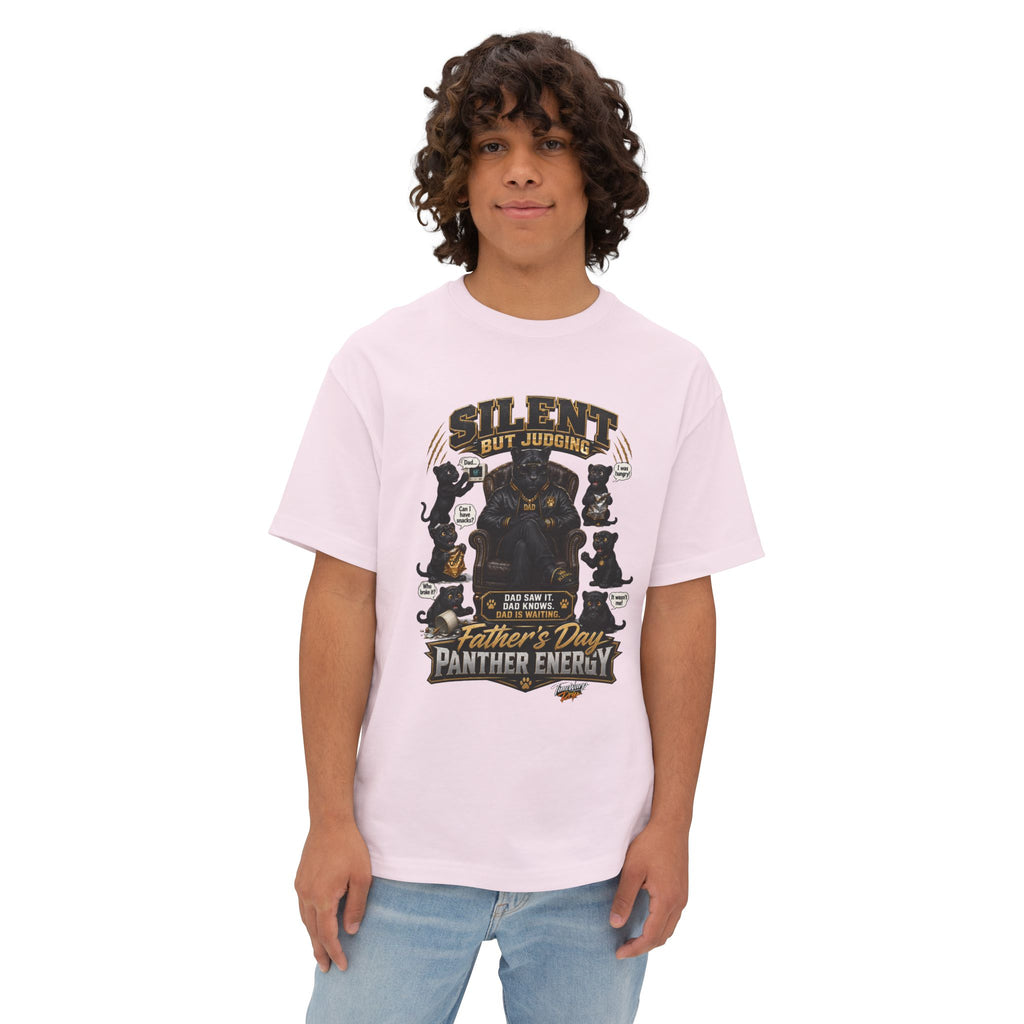 TimeWarp Drip Silent But Judging Panther Energy Graphic Tee – Forest Green – Oversized Streetwear | TimeWarp Drip