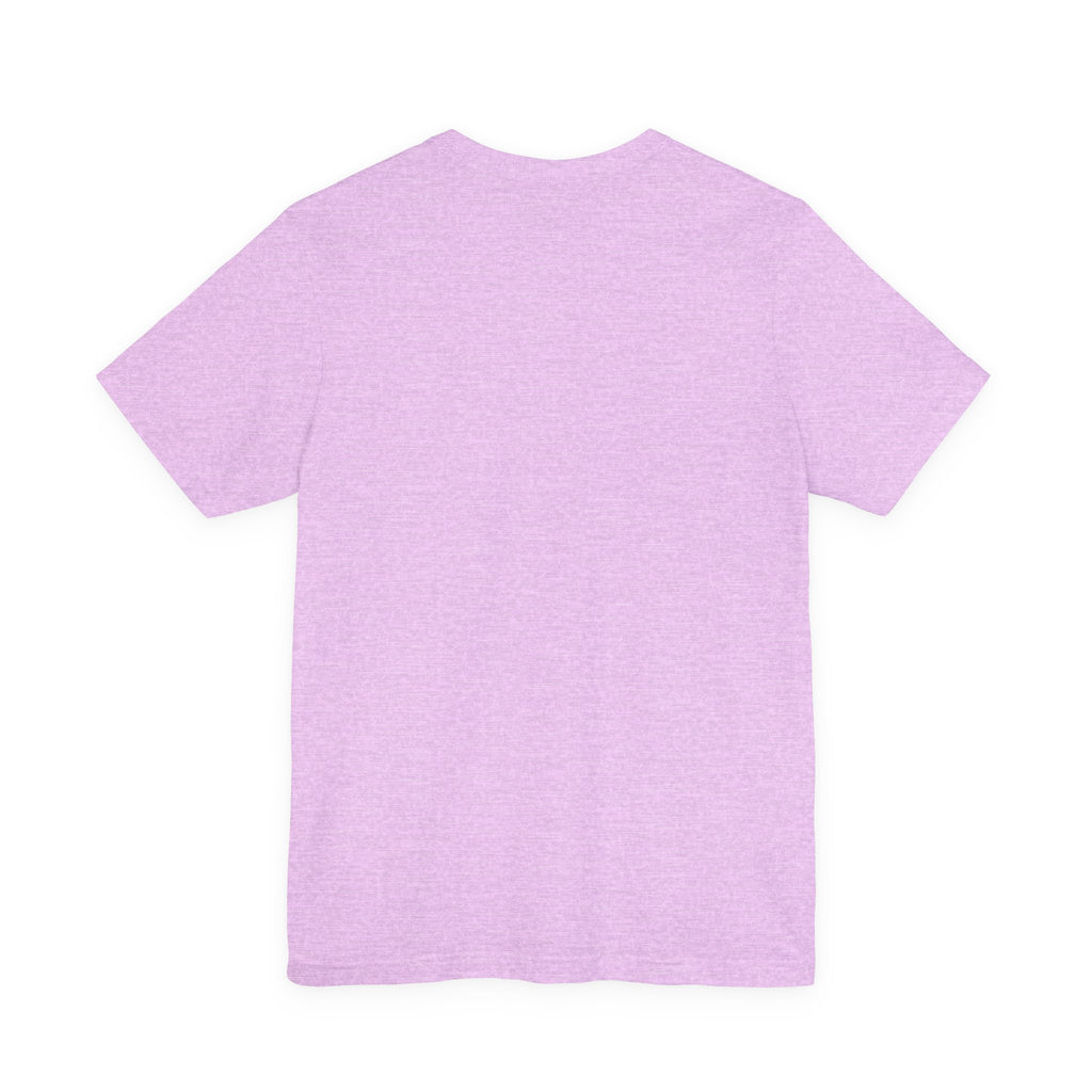 TimeWarp Drip Lavender "Pulls Up Lives" Lucky Clover tee by TimeWarp Drip, back view. Streetstyle drip—S-XL wide fit, peep the size chart!. streetwear apparel