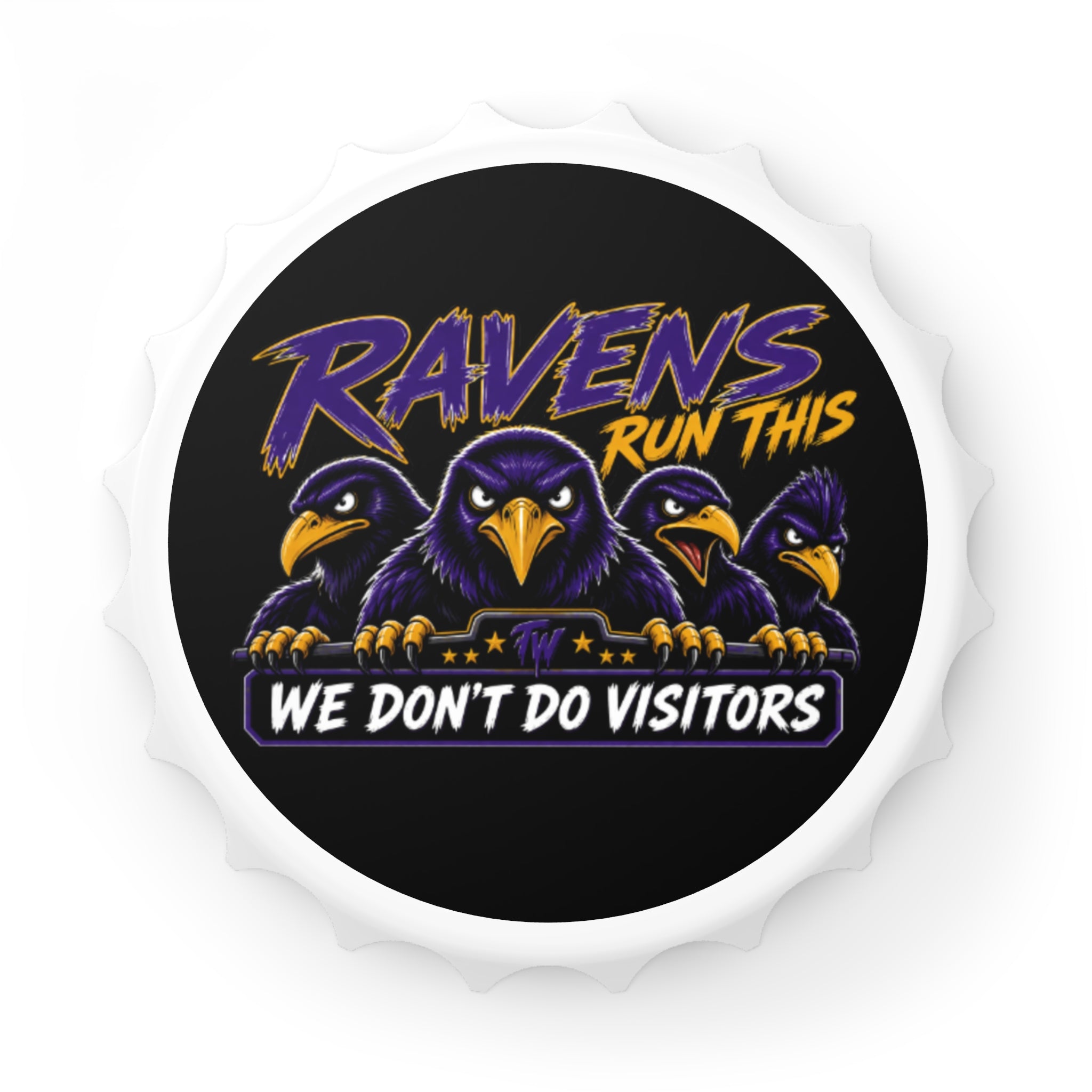 TimeWarp Drip Home Flock Advantage black tee drips bold ravens, “We Don’t Do Visitors”—sport style with fearless streetwear swagger. streetwear apparel