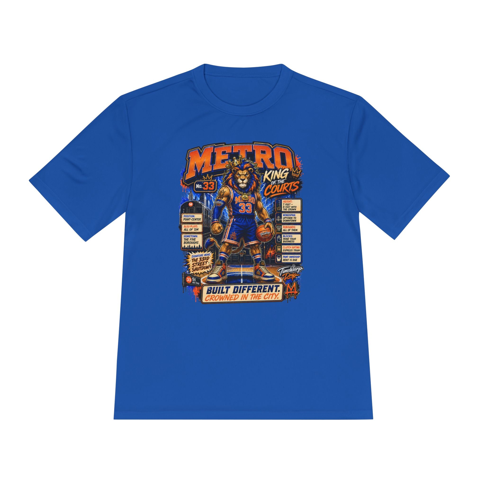 Metro NYC 'Built Different' Basketball Player Tee