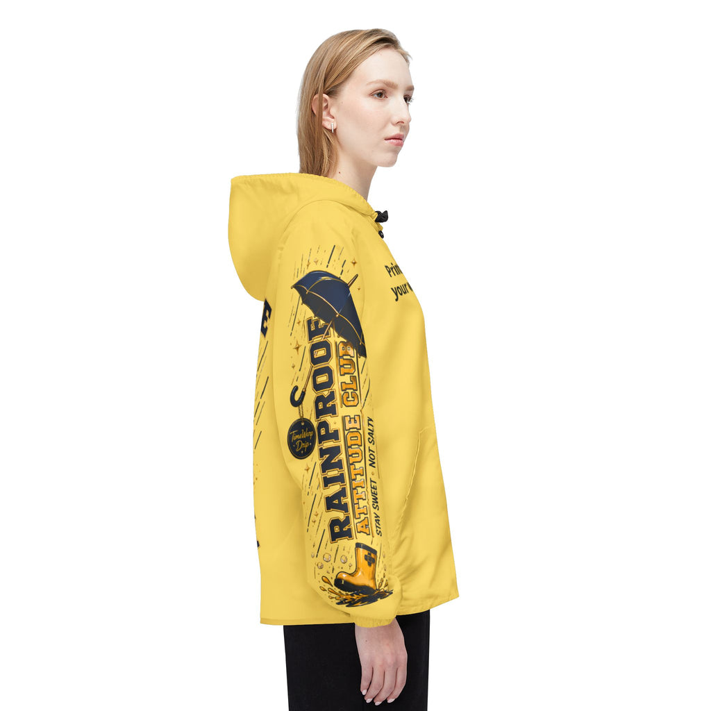 TimeWarp Drip Don't Be Salty Windbreaker – Yellow Drip – Don't Be Salty Streetwear | TimeWarp Drip